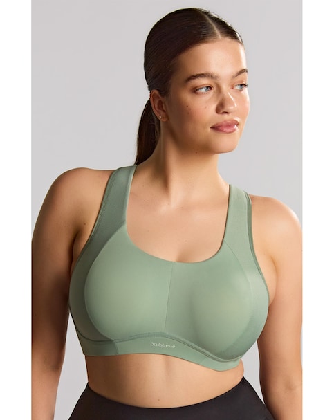 Sculptresse Thrive Non Padded Pale Green Wired High Impact Sports Bra
